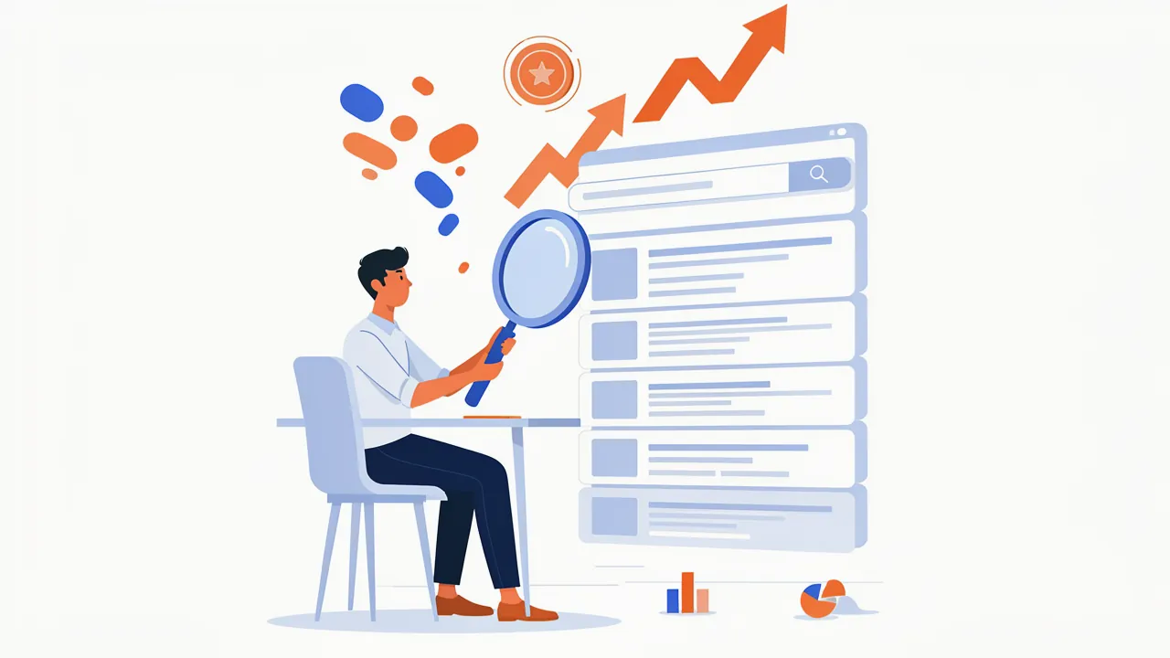 SEO & Search Marketing illustration