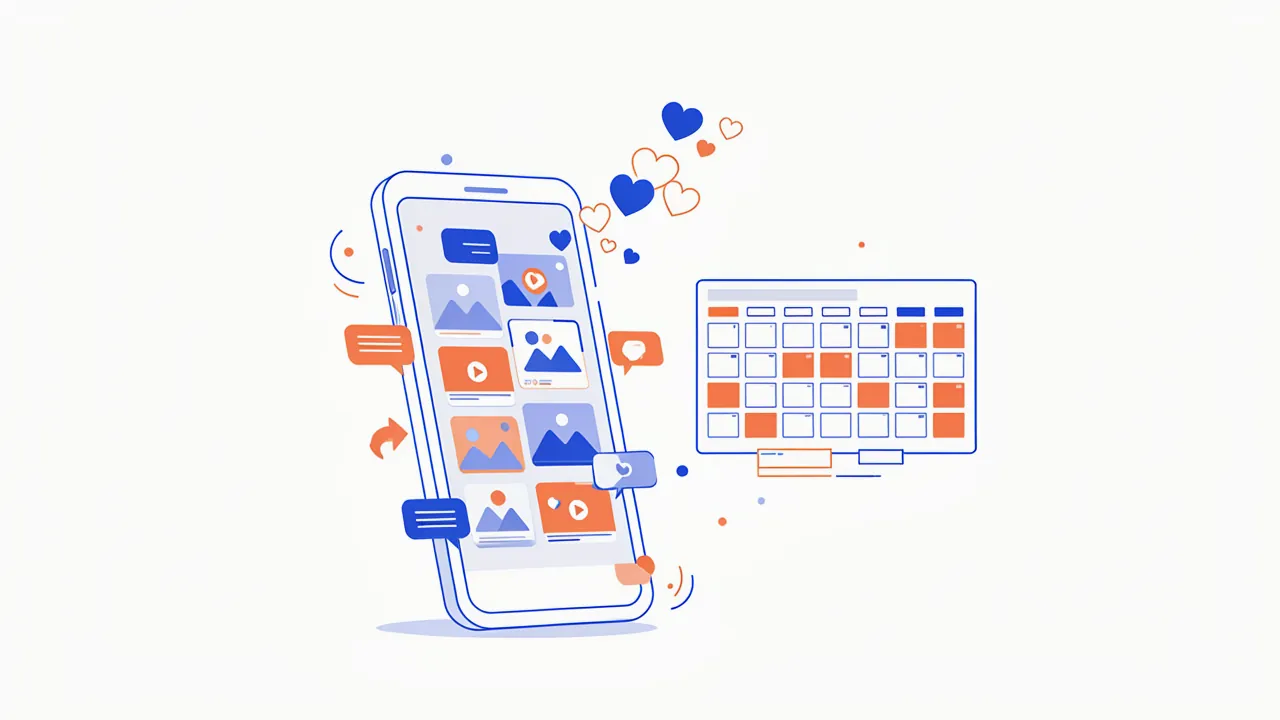 Social Content illustration