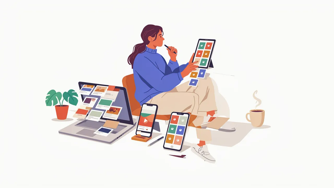 Social Media Content illustration
